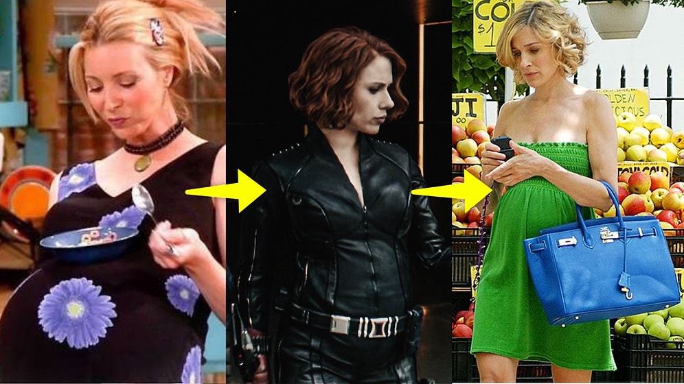 O Kadar İyi Saklamışlar ki Asla Fark Etmemişiz! Hamileliklerini Ekranda Profesyonelce Saklayan Kadın Oyuncular