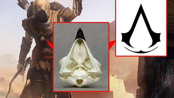 7. Assasin's Creed'in logosu bir hayvandan esinlenmiştir.