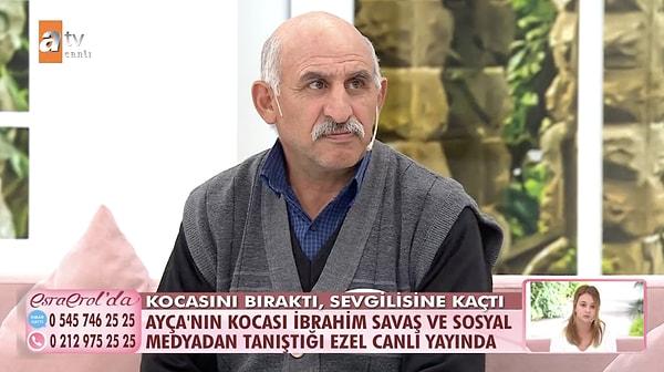 57 yaşındaki Eniz Demirci, 32 yaşındaki Cansu isimli seks işçisine tüm parasını kaptırdığını ve 6 çocuğunun annesi eşiyle anlaşamadığı için de boşanmak istediğini belirterek Esra Erol'a katıldı.