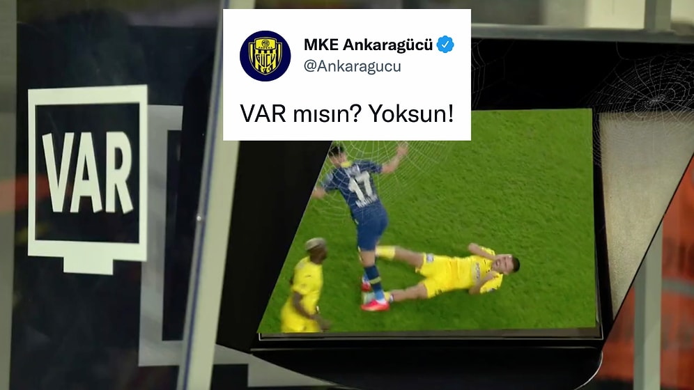 Ankaragücü'nden 'Mor ve Ötesi' Şarkısıyla Fenerbahçe Maçında Verilen Kararlara Tepki Videosu