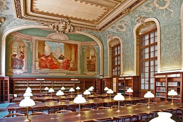 15. La Sorbonne Reading Room, Paris, Fransa