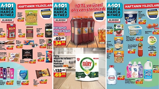 22 - 28 Ekim 2022 A101 Haftanın Yıldızları Kataloğu