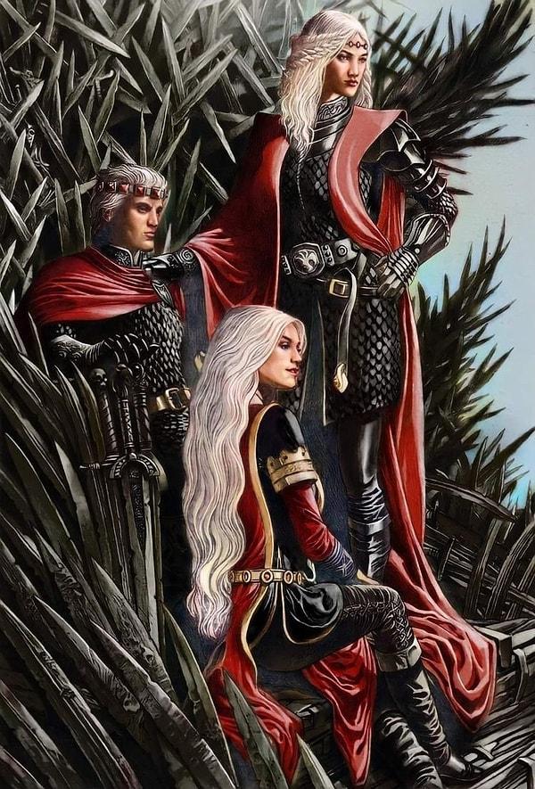 Rhaenys'in ölümünün ardından Aegon ve Visenya bütün Dorne lordların başına ödül koyarlar.
