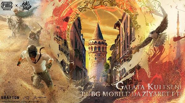 PUBG Mobile kanadından yapılan açıklamaya göre oyuna yakın zamanda Galata Kulesi de dahil ediliyor.
