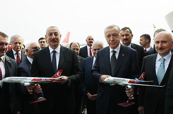 Erdoğan ve Aliyev birlikte açılış gerçekleştirdi