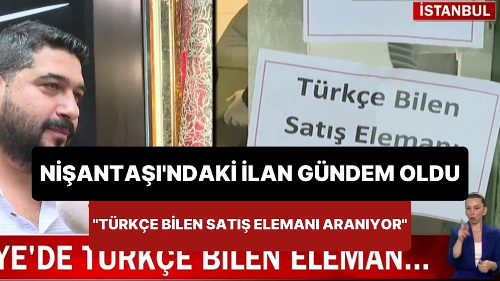 Türkiye'nin Göbeğinde, 'Türkçe Bilen Satış Elemanı Aranıyor' İlanı