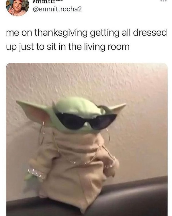 2. Thanksgiving turns into a fashion show