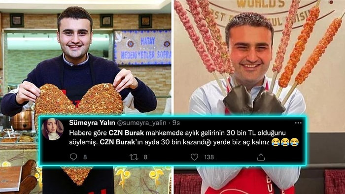 'Aylık Gelirim 30 Bin Lira' Diyen CZN Burak Goygoycuların Diline Düşmekten Kurtulamadı