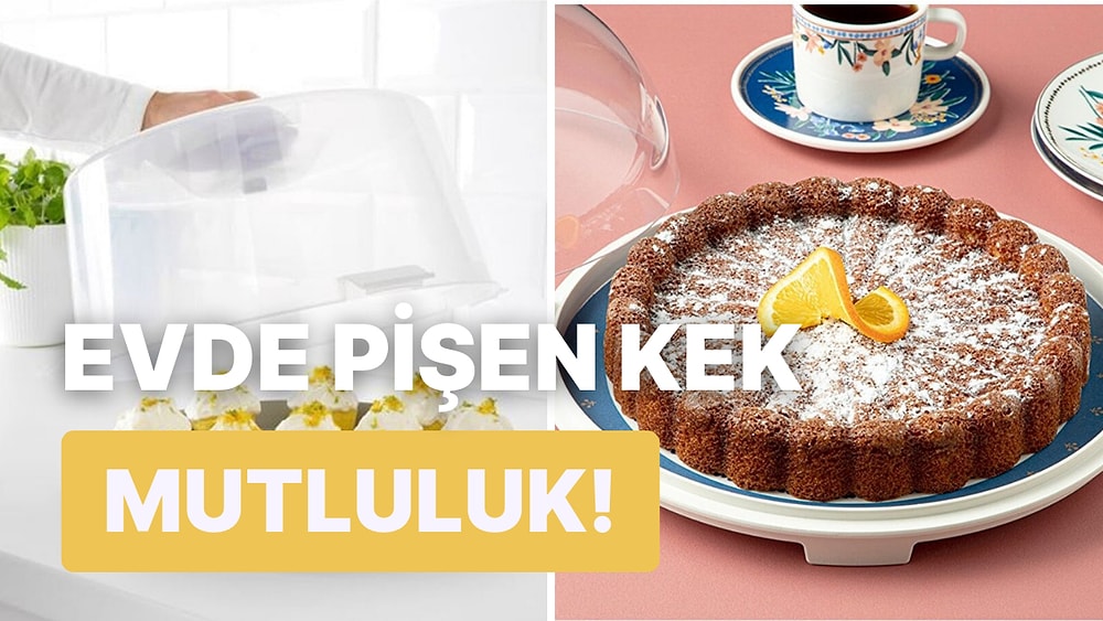 Yaptığınız Lezzetli Şeyleri Taşımak İçin Alınası Kek Fanus Önerileri