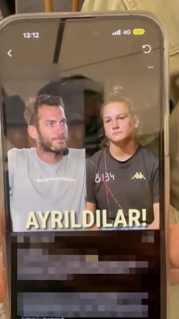 Haber sitelerinde yer alan 'Ayrıldılar!' başlıklı haberle video çeken Ogeday, sonrasında kadraja Nisa'yı aldı.