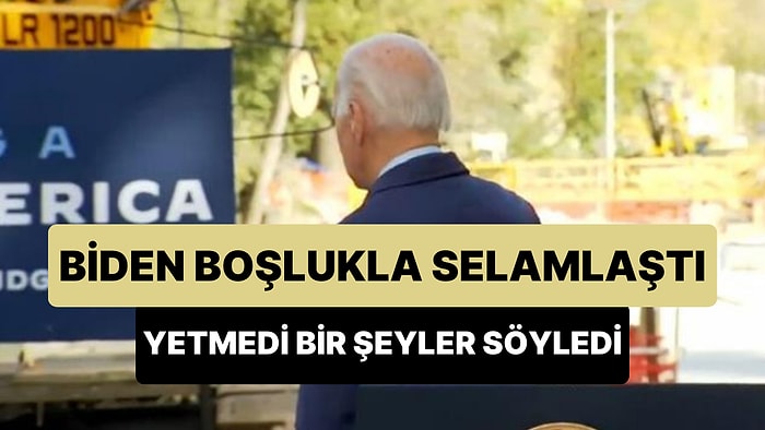 ABD Başkanı Joe Biden Bu Sefer de Boşluğa Selam Verip Sohbet Etti İddiası