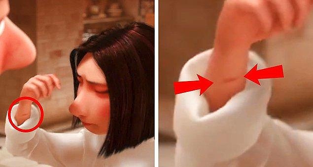 12. 'Ratatouille' filminde Colette'in kolunda yanık izi var. Bu bölgedeki yanıklar profesyonel aşçılar arasında yaygındır.