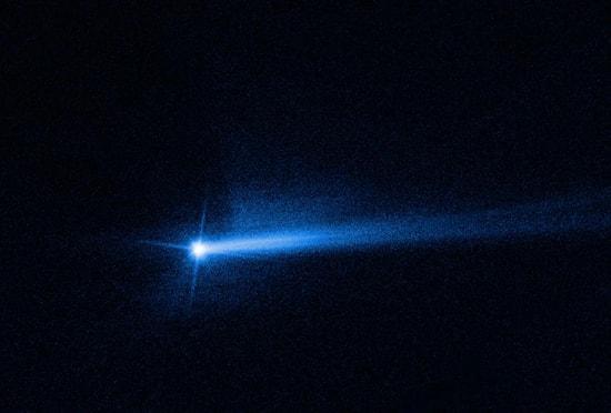NASA’s Hubble Space Telescope Spots 'Twin Tails' From DART-Asteroid Impact