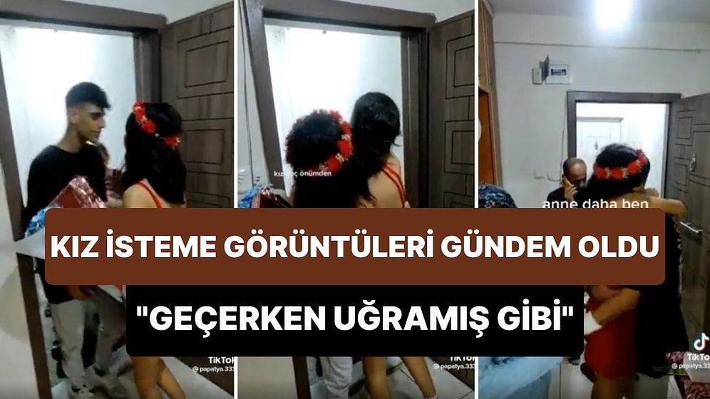 'Kız İstemeye' Gittiği Eve Giren Gencin, 'Geçerken Uğramış' Gibi Gözüken Gündem Olan Görüntüleri