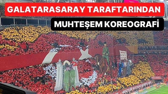 Galatasaray Taraftarlarından Cumhuriyetin 100. Yılı İçin Özel Koreografi