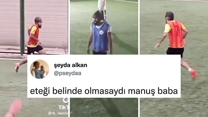 Aynı Anda Hem Manuş Baba'ya Hem de Neymar'a Benzeyen Halı Saha Topçusu Goygoycuların Diline Düştü