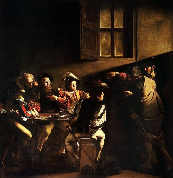 Caravaggio ise sarı rengini daha önce görülmemiş bir şekilde kullandı: Güneş ışığını resmetmek için!