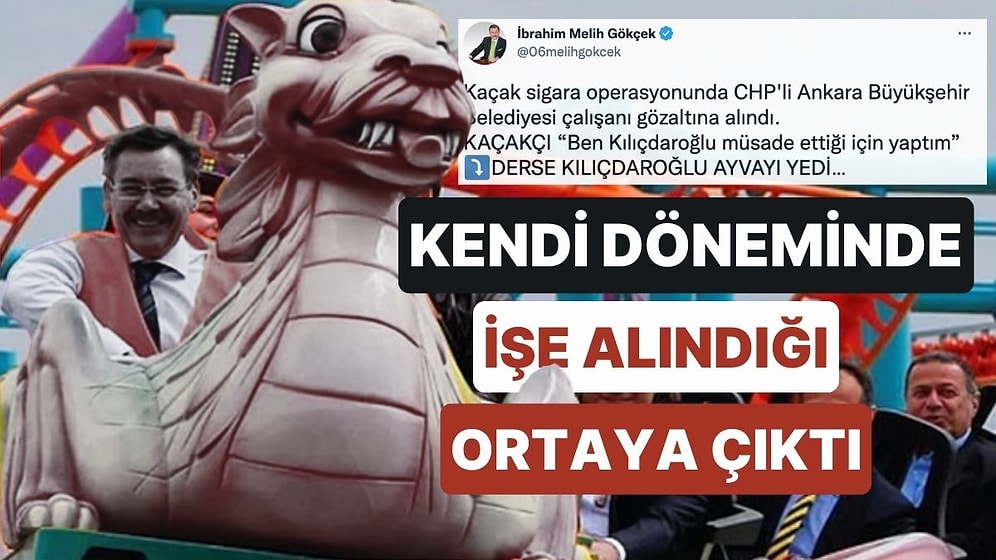 Gökçek, 'Kaçakçı' Diyerek Paylaşmıştı: Kendi Döneminde İşe Alındığı Ortaya Çıktı!