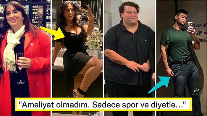 Aldıkları ve Verdikleri Akılalmaz Kilolarla Evrime Kafa Atıp Bambaşka Birer İnsana Dönüşen 15 Kişi