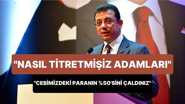 Ekrem İmamoğlu: 'Bayılıyorum 3.5 Seneyi 25 Sene ile Kıyaslamalarına, Nasıl Titretmişiz Adamları'