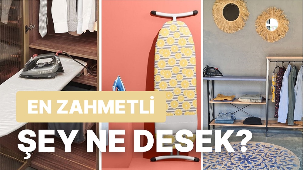 Jilet Gibi Kıyafetler Giymekten Vazgeçemeyenlere Ütü Masası Önerileri