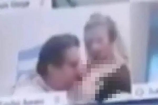 2. Arjantinli milletvekili Juan Emilio Ameri'nin bir kadının memesini öptüğü bu görüntü ile devam edelim...