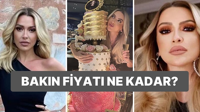 Geçtiğimiz Günlerde Doğum Gününü Kutlayan Hadise'nin Pastasının Fiyatı Sosyal Medyada Gündem Oldu!