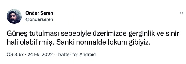 10. Rüzgar gibi geçen güneş tutulmasıyla kapatalım...