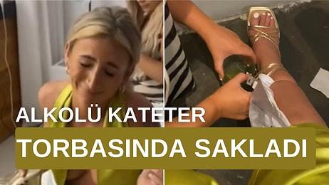 Böyle Cimrilik Erdal Bakkal'da Yok! Lüks Gece Kulübünde Alkole Para Vermemek için İlginç Bir Yol Bulan Kadın