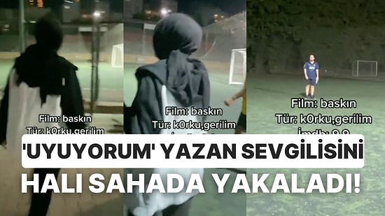 ‘Uyuyorum’ Yazdığı Kız Arkadaşı Tarafından Halı Sahada Yakalanan Adamın Bahtsız Anları Viral Oldu