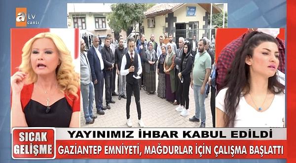Bugün ise stüdyoya gelen mağdurların dışında Gaziantep'te birçok mağdur da bir araya geldi ve sonunda da Gaziantep Emniyet Müdürlüğü mağdurlar için soruşturma başlattı.