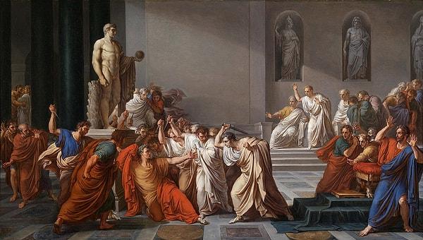 5. 1805: " The Death of Caesar", Vincenzo Camuccini