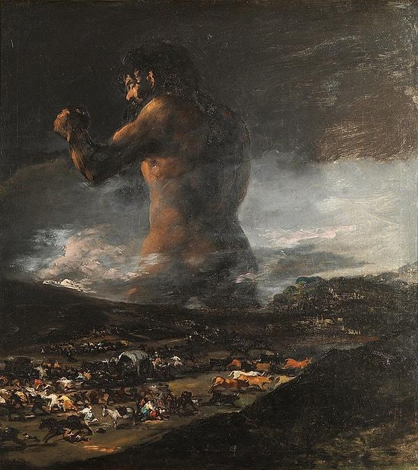 9. 1809: "The Colossus", Francisco Goya