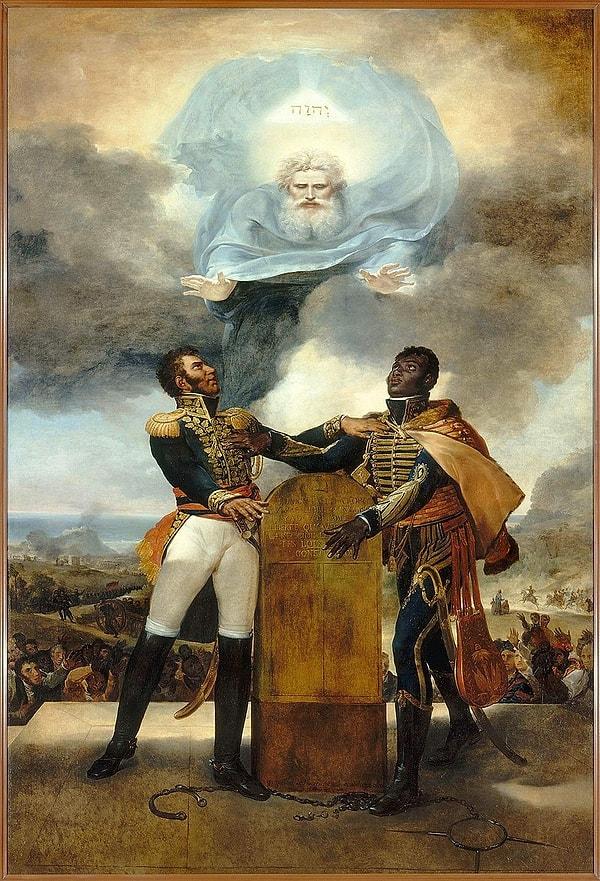 22. 1822:  "The Oath of the Ancestors" Guillaume Guillon-Lethière