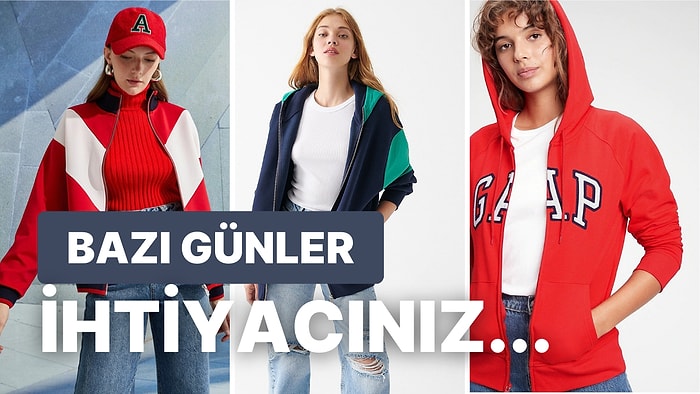 Yaşı da Mevsimi de Olmayan Bir Parça Arayanlara Fermuarlı Sweatshirt Önerileri