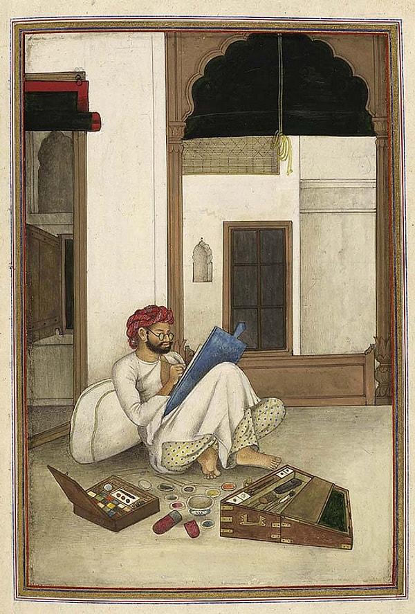 31. 1831: "Self-Portrait", Mazhar Ali Khan