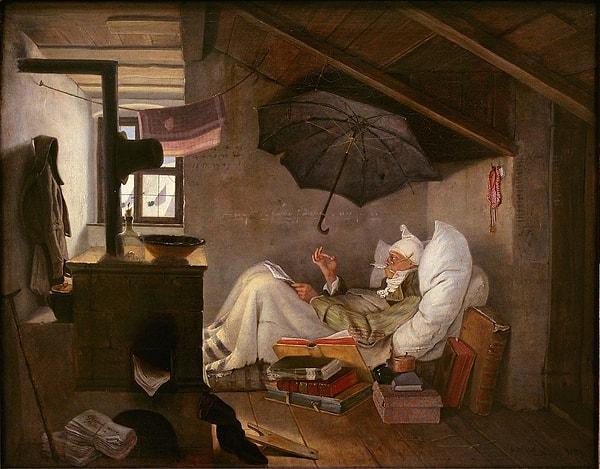 39. 1839: "The Poor Poet", Carl Spitzweg