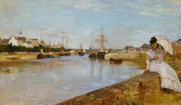 69. 1869: "The Harbour at Lorient", Berthe Morisot