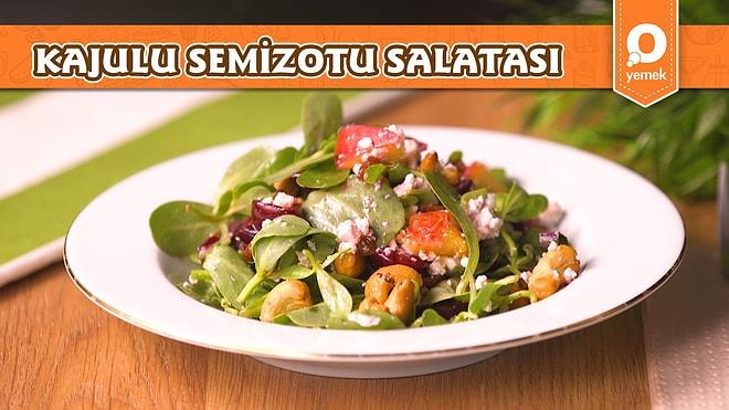Her Yemeğin Yanına Yakışacak Kajulu Semizotu Salatası Nasıl Yapılır?