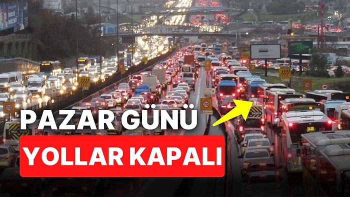 Ulaşım Yönetim Merkezi Duyurdu: 30 Ekim Pazar Günü İstanbul'da Hangi Yollar Kapalı Olacak?