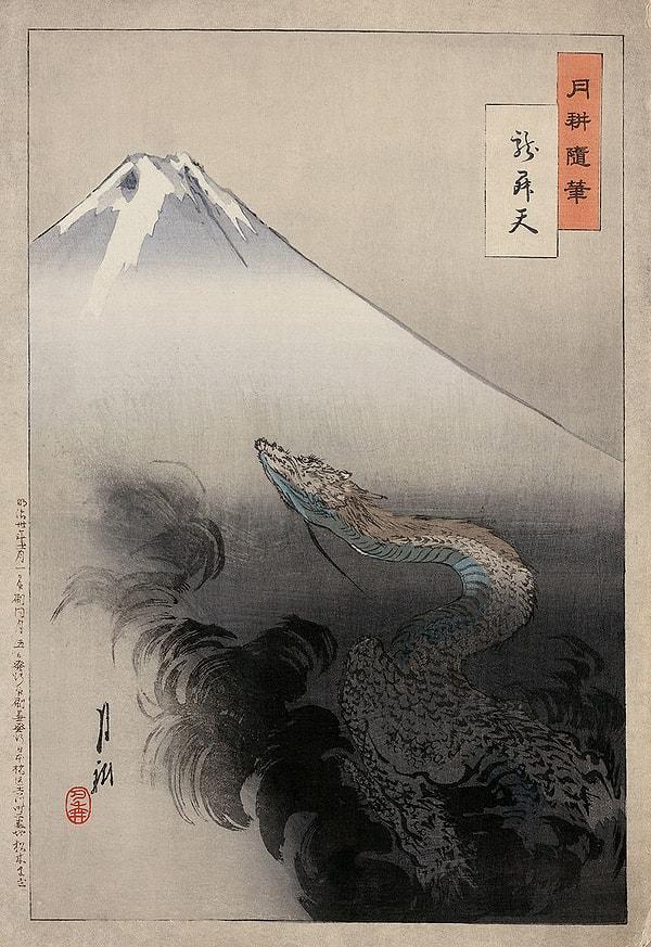 97. 1897: "Dragon Rising up to Heaven", Ogata Gekko