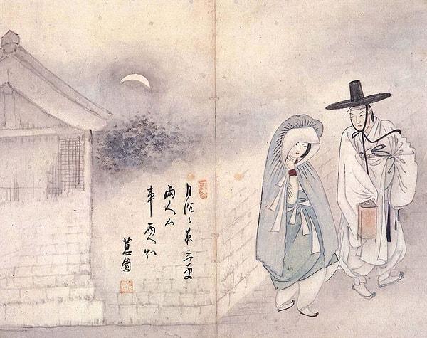 6. 1806: "Lovers Under the Moon", Shin Yun-bok