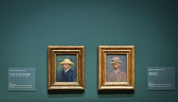 İlk katın en çok rağbet gören eserleri tahmin edebileceğiniz gibi Vincent van Gogh'un oto portreleri!