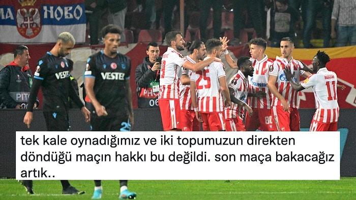 Sırbistan'dan Puansız Dönerek Gruptan Çıkma Şansını Son Maça Bırakan Trabzonspor'a Gelen Tepkiler