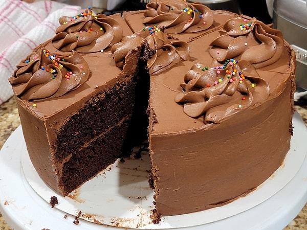 Çikolatalı kek!