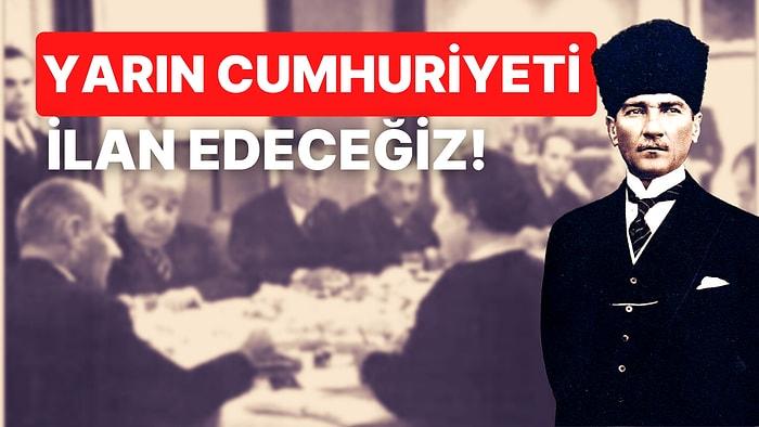 Gazi Mustafa Kemal Paşa 99 Yıl Önce Bugün Müjdeyi Verir! Saatli Maarif Takvimi: 28 Ekim