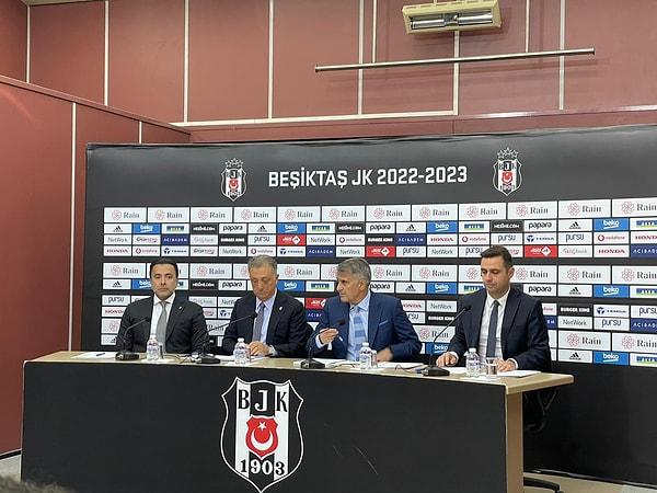 Beşiktaş, Şenol Güneş'le 2024'e kadar sözleşme imzalandığını açıkladı.