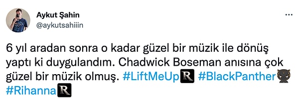 Black Panther filminin yıldızı olan ve kanserle mücadelesine yenik düşen oyuncu Chadwick Boseman anısına harika olmuş...