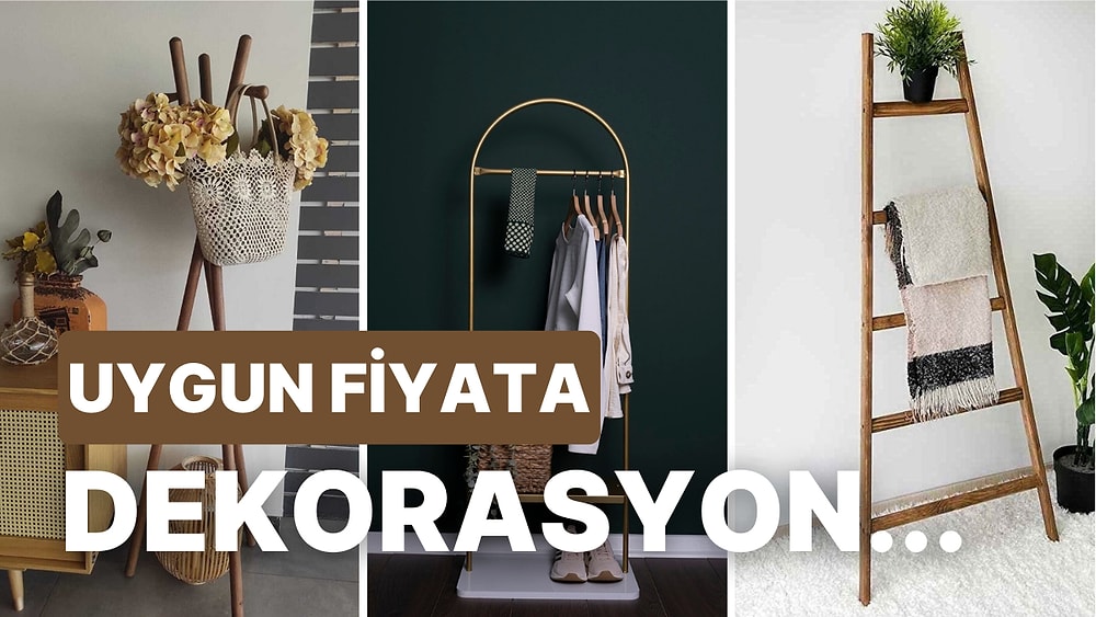 Küçük Evleri Düzenleyecek Ayaklı Askılık Önerileri