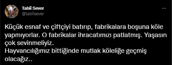 Bir kesim de farklı yorumladı.